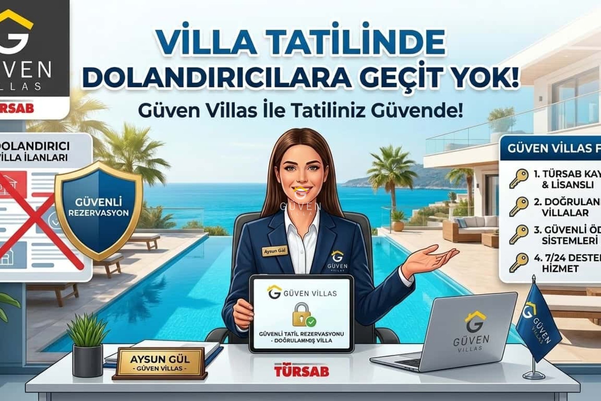 Tatil Rehberi - Villa Tatili Dolandırıcılarına Dikkat Edin – Güven Villas’tan Önemli Uyarı